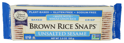 Edward & Sons Ricesnap Sesame Unsalted