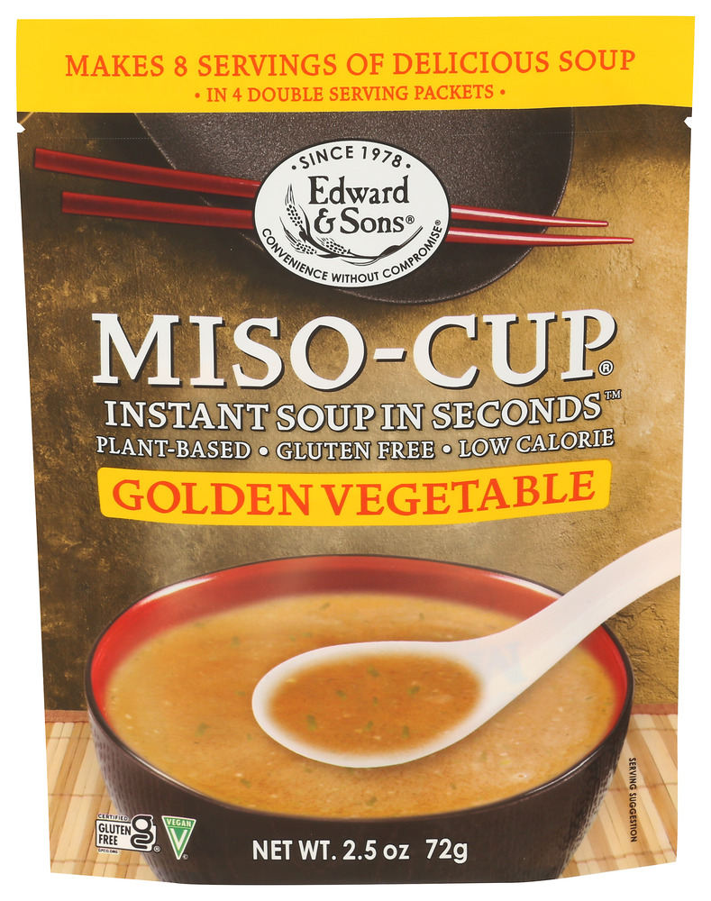 Edward & Sons Miso Cup Mix Inst Golden 4 pk