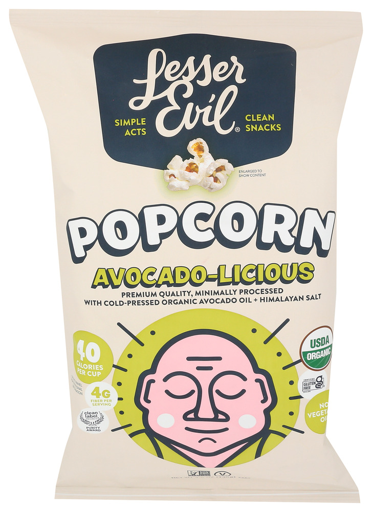 LesserEvil Popcorn Avcdo-lcious Organic