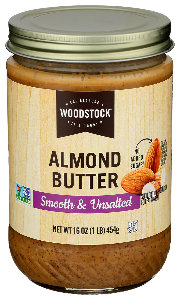 Woodstock Foods Almond Butter Unslt Smth