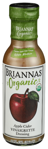 Brianna's Dressing Organic Apple Cidr Vingrt