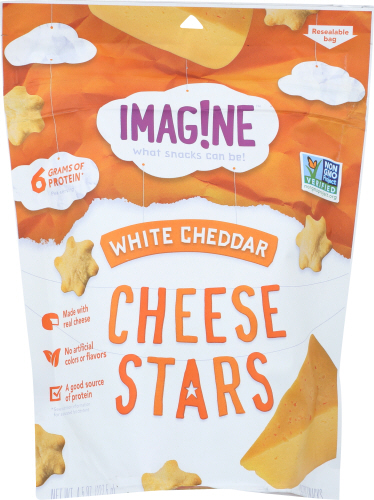 Imagine Foods Cracker Chse Star White Chd