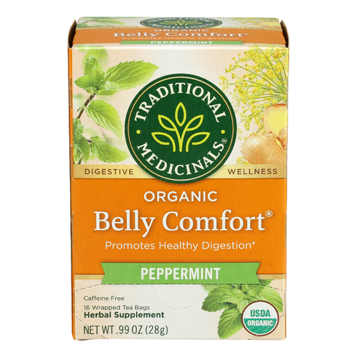 Traditional Medicinals Tea Belly Comfort Ppprmnt