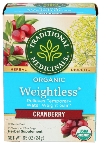 Traditional Medicinals Tea Weightless Cran, 16 bags