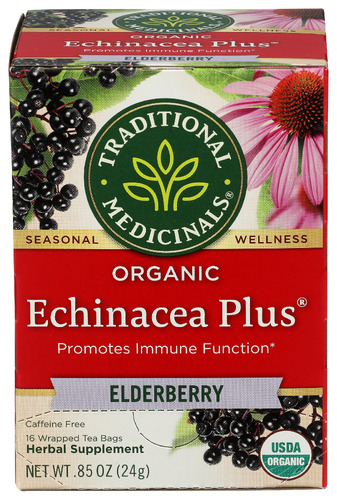 Traditional Medicinals Tea Echinacea Elder Organic