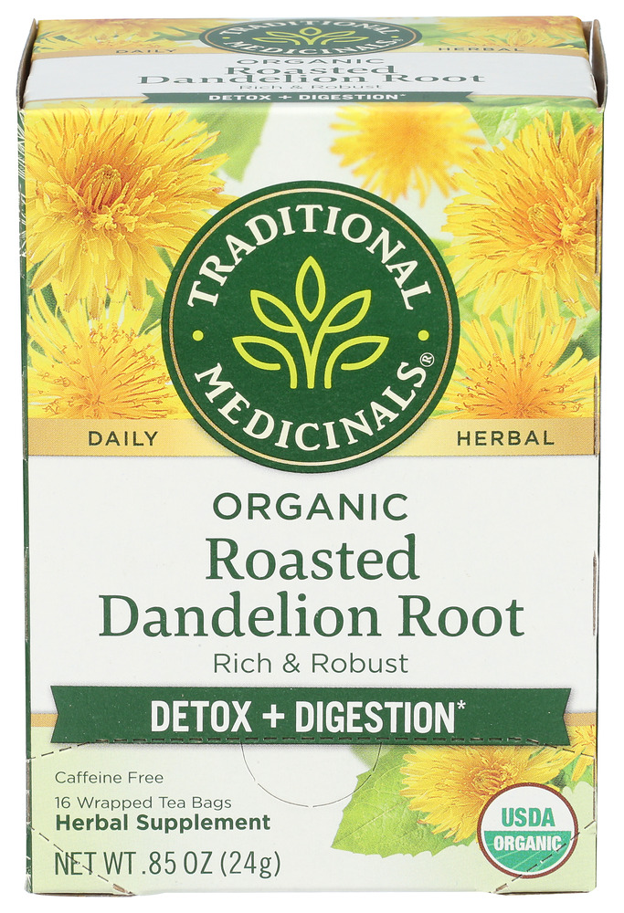 Traditional Medicinals Tea Roasted Dandln Root Organic