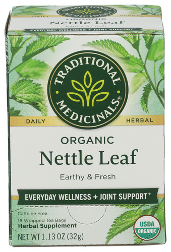 Traditional Medicinals Tea Nettle Leaf Herbal Organic, 16 bags