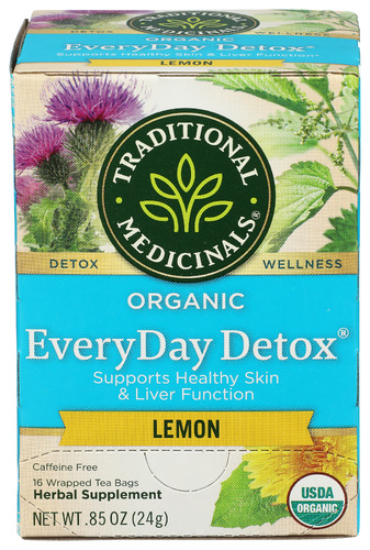 Traditional Medicinals Tea Everyday Detox Lemon