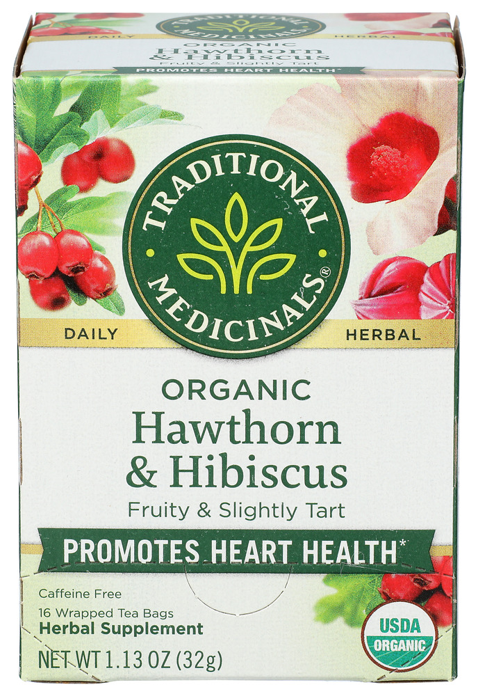 Traditional Medicinals Tea Heart W Hawthorn