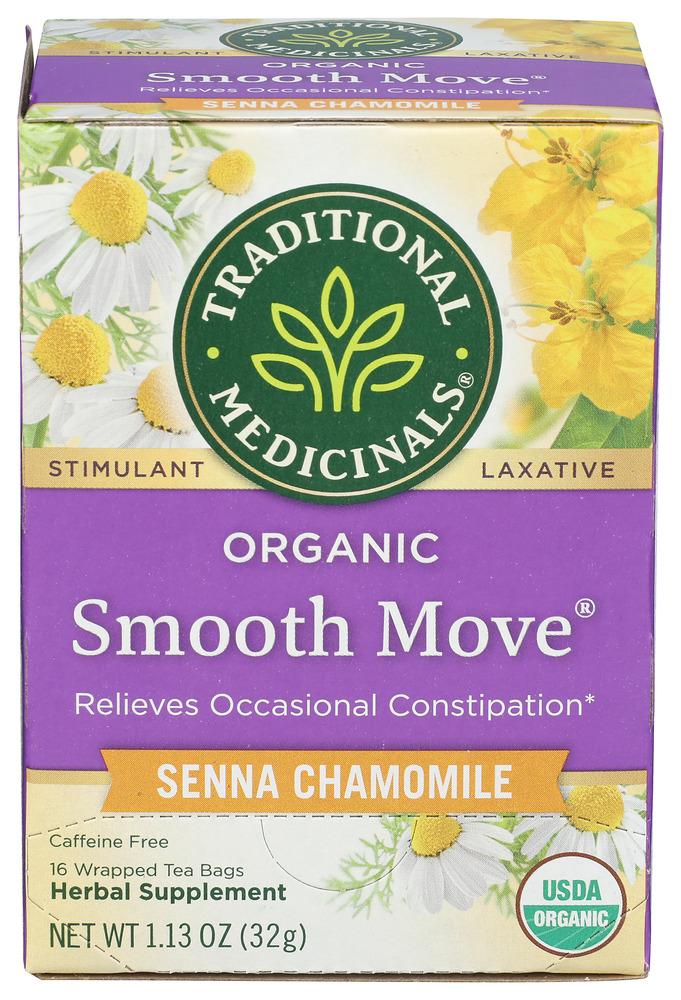 Traditional Medicinals Tea Smooth Move Chmmle, 16 bags