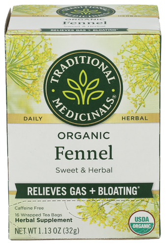 Traditional Medicinals Tea Fennel Organic, 16 bags