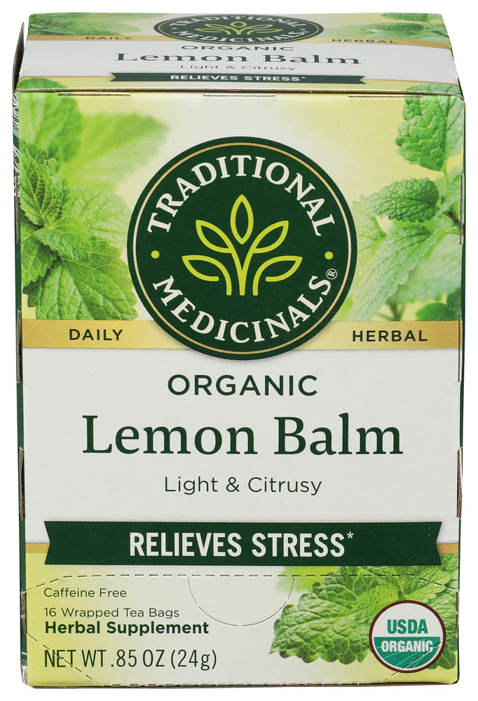 Traditional Medicinals Tea Lemon Balm Organic