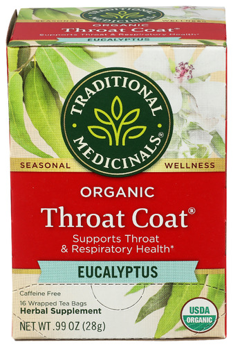 Traditional Medicinals Tea Eucalyptus Thrt Coat