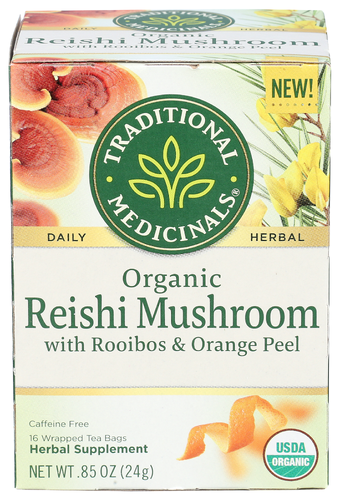 Traditional Medicinals Tea Reishi Mushroom Orange Pl, 16 bags