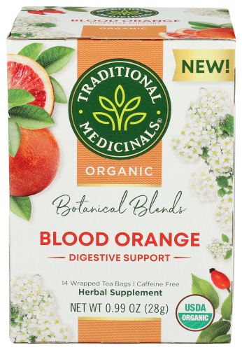 Traditional Medicinals Tea Blood Orange Botanica