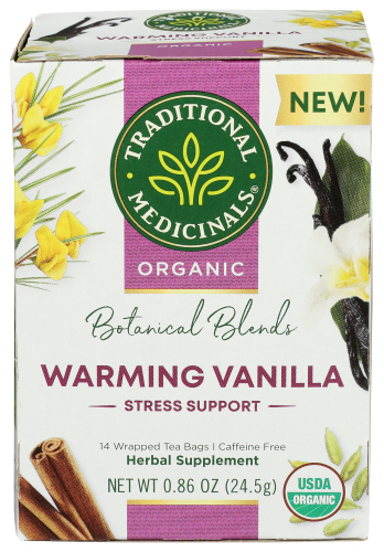 Traditional Medicinals Tea Warming Vanilla Botan