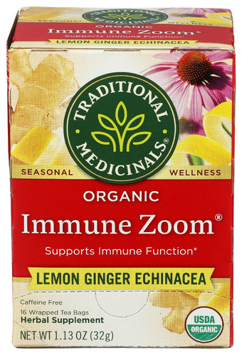 Traditional Medicinals Tea Immune Zoom Lemon Gin