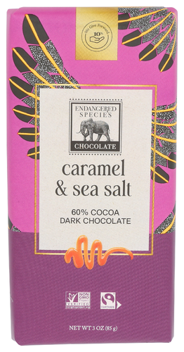 Endangered Species Chocolate Chocolate Dark Caramel Sea Salt Eagl