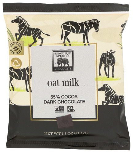 Endangered Species Chocolate Chocolate Dark Chocolate Oat Milk