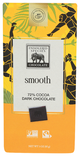 Endangered Species Chocolate Chocolate Bar Chimpnz Dark Chocolate