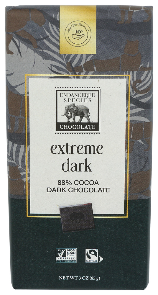 Endangered Species Chocolate Chocolate Bar Black Panther Xtrm D Ch