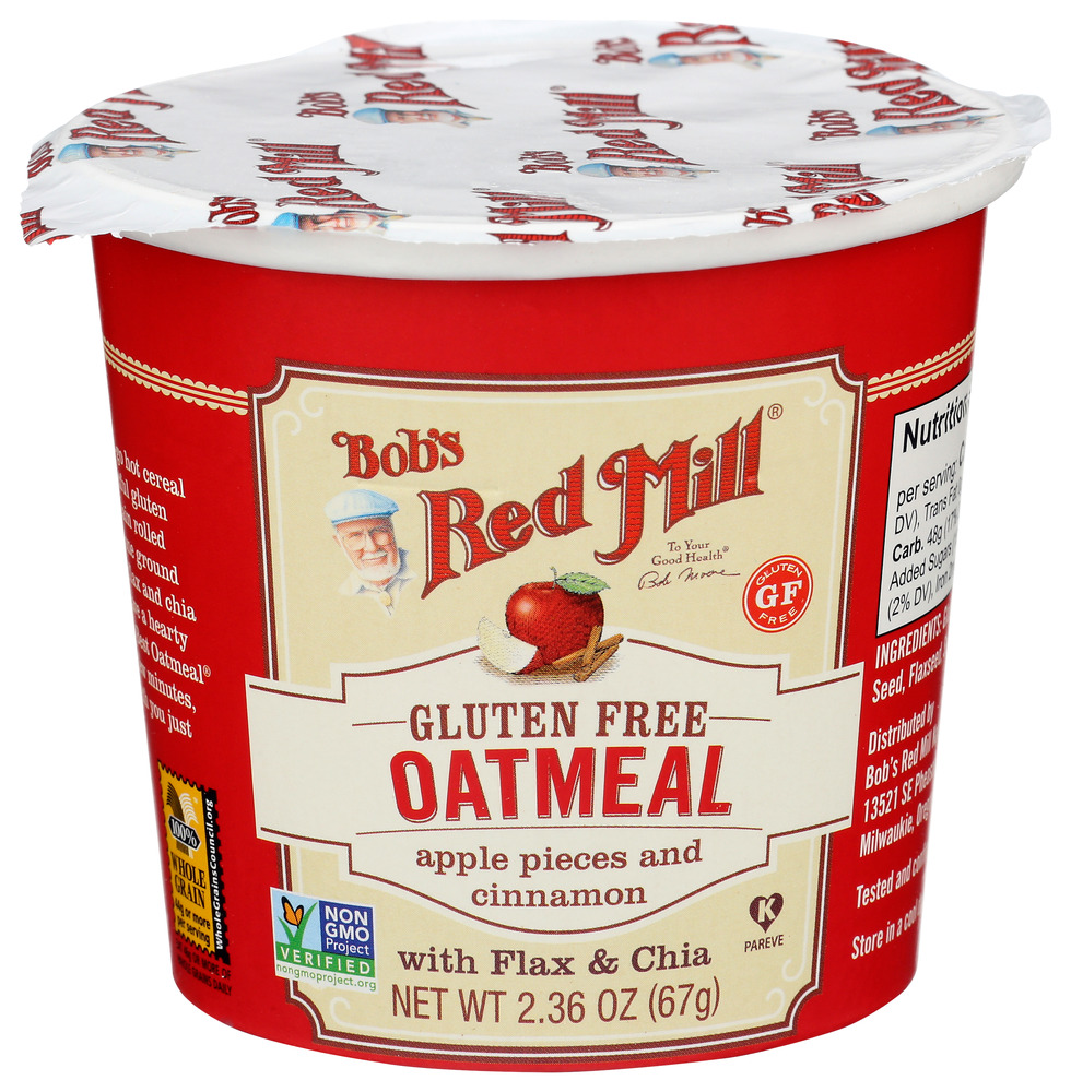 Bob's Red Mill Oatmeal Cup Apple Cinn