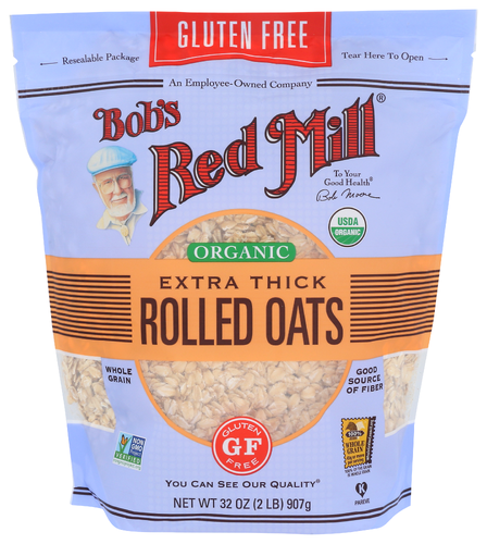 Bob's Red Mill Oats Rolled Thick Organic Gluten Free