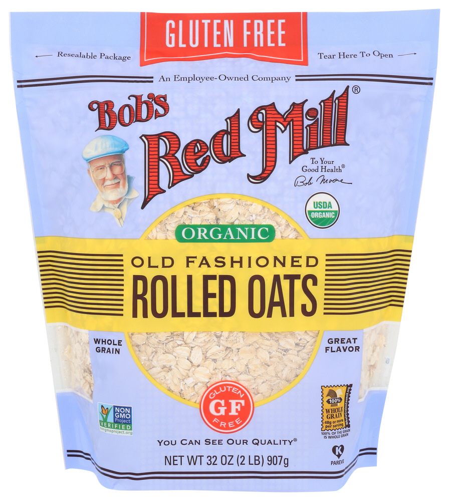 Bob's Red Mill Oats Rolled Gluten Free Organic Old Fa