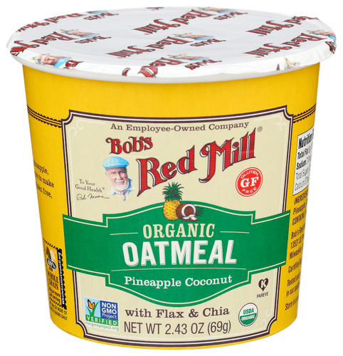 Bob's Red Mill Oatmeal Cup Organic Pineapple Cnt