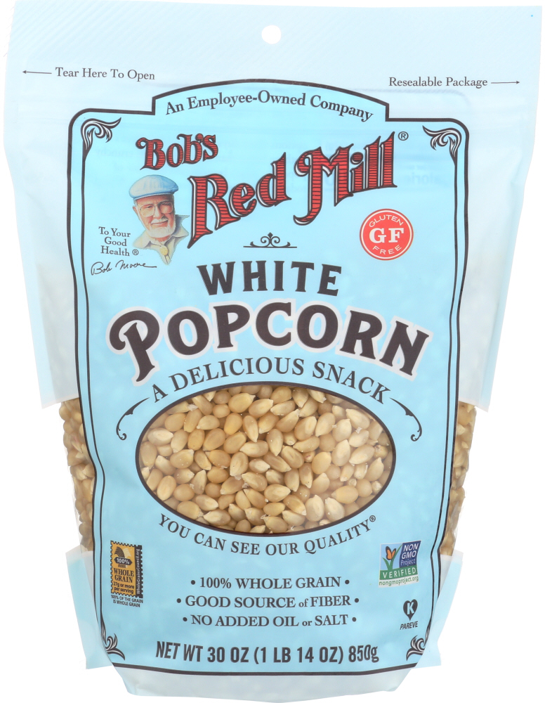 Bob's Red Mill Popcorn Whole White, 30.8 oz