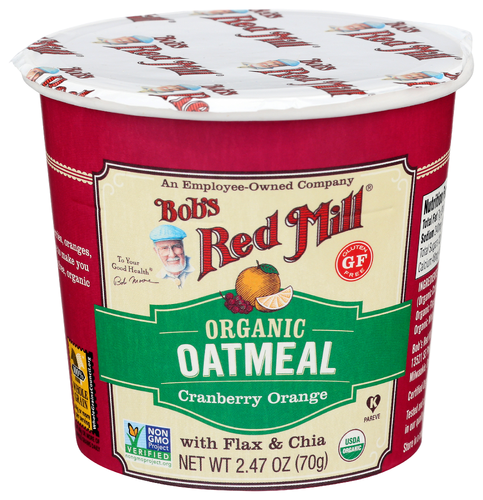 Bob's Red Mill Oatmeal Cup Organic Crnbry, 2.47 oz