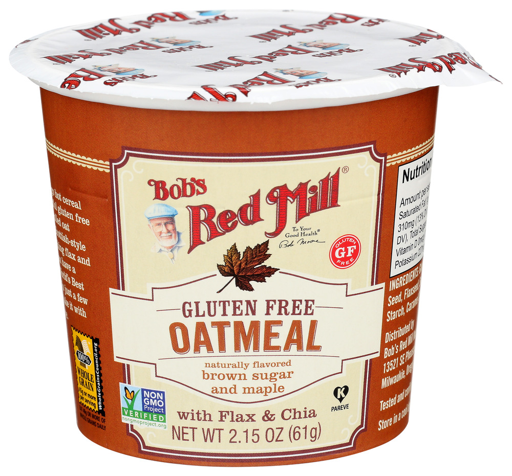 Bob's Red Mill Oatmeal Cup Mpl Brown Sgr