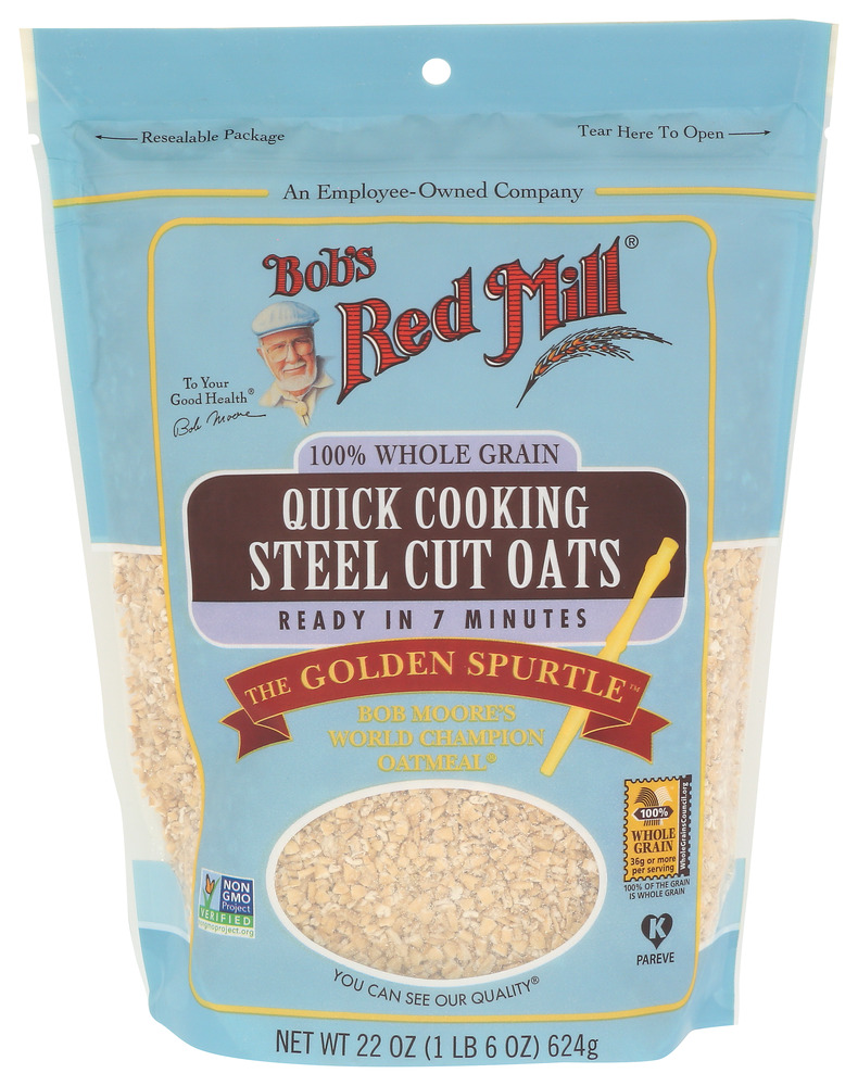 Bob's Red Mill Oats Steel Cut Qck Cook