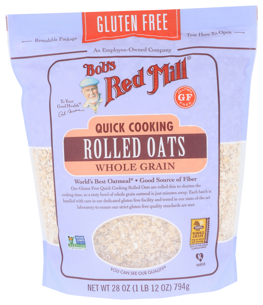 Bob's Red Mill Oats Rolled Gluten Free Qk Cook, 28 oz