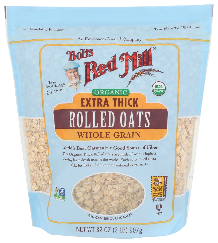 Bob's Red Mill Oats Rolld Xtra Thck Organic, 32 oz