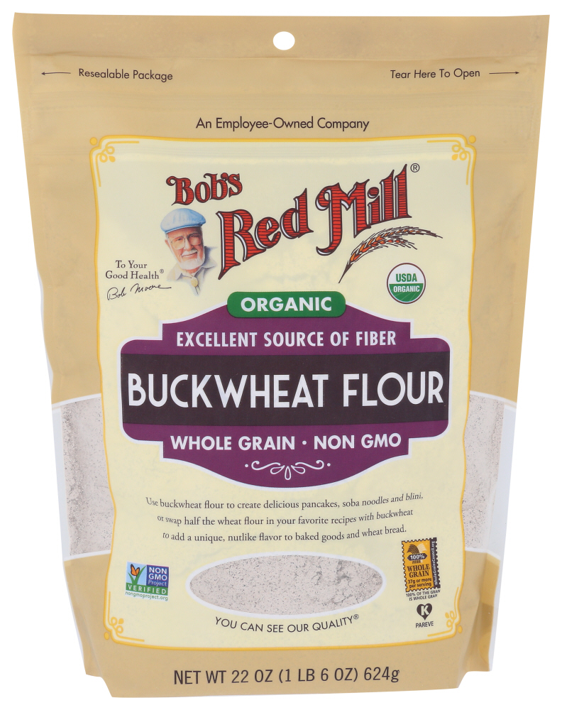 Bob's Red Mill Flour Buckwheat Organic, 22 oz