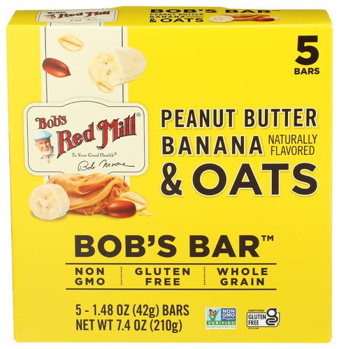 Bob's Red Mill Bar Oat Peanut Butter Banana 5 pk