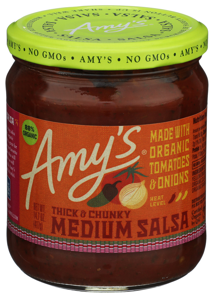Amy's Kitchen Salsa Medium Gluten Free Organic