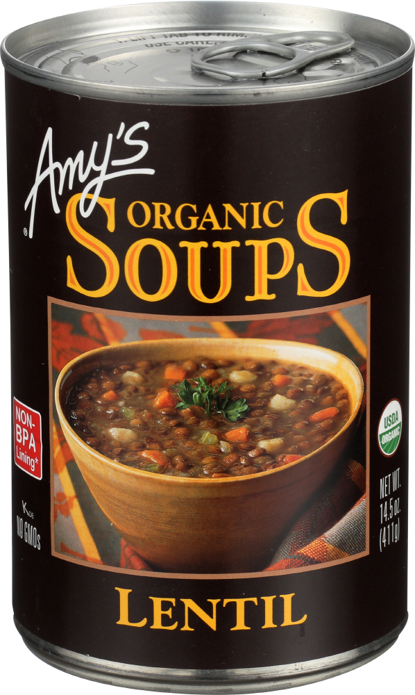 Amy's Kitchen Soup Lentil Gluten Free Organic