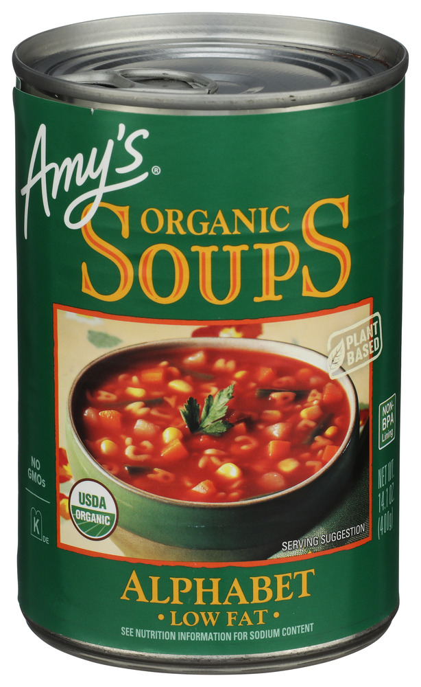 Amy's Kitchen Soup Alphabet