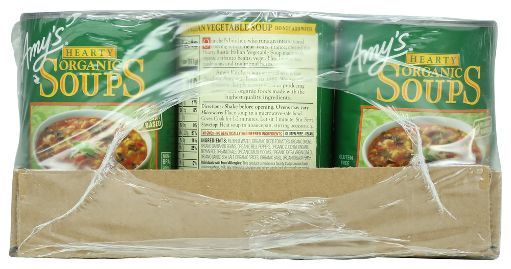 Amy's Kitchen Soup Vegetable Italian Gluten Free