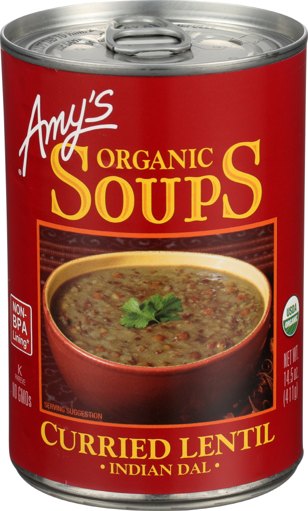 Amy's Kitchen Soup Crried Lentil Gluten Free, 14.5 oz