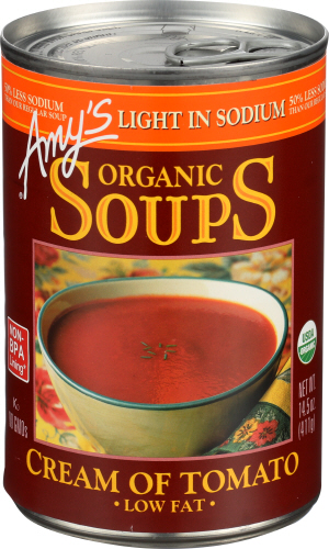 Amy's Kitchen Soup Cream Tomato Organic Low Sodium Gluten Free