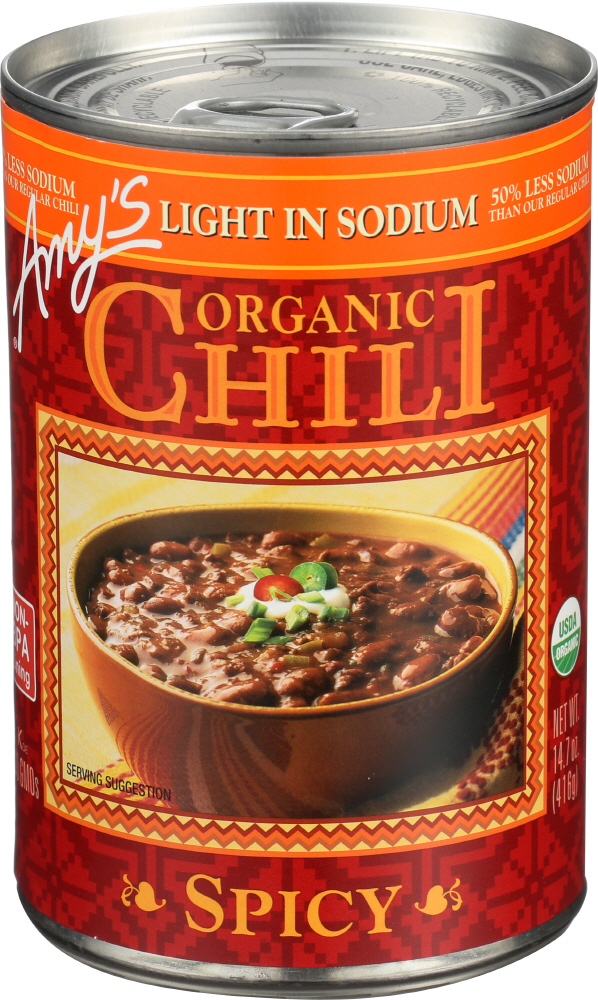 Amy's Kitchen Chili Lte Sdm Spicy Gluten Free