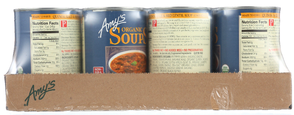 Amy's Kitchen Soup Red Lntil Kale Quino, 14.4 oz