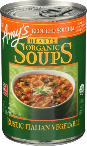 Amy's Kitchen Soup Vegetable Ita Rdc Sodium
