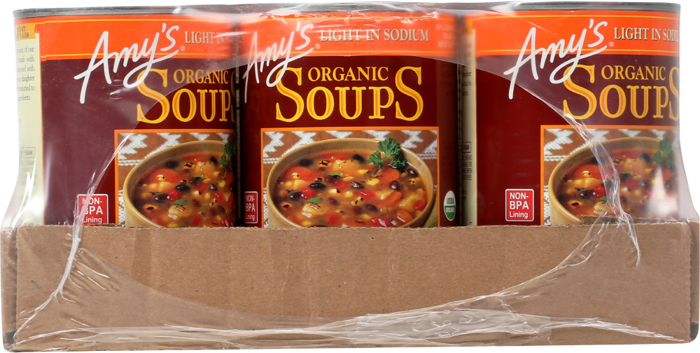 Amy's Kitchen Soup Vegetable Roasted Sthwstrn Low Sodium