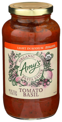 Amy's Kitchen Sauce Tom Basil Lt Sodium