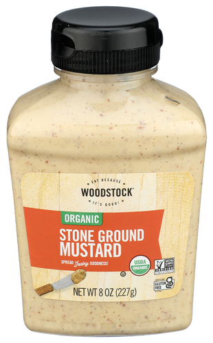 Woodstock Foods Mustard Stoneground Organic