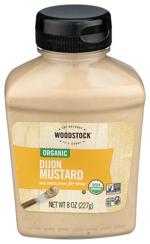 Woodstock Foods Mustard Dijon Organic, 8 oz